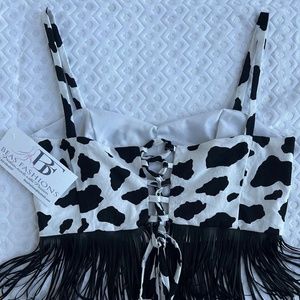 Women cow print
